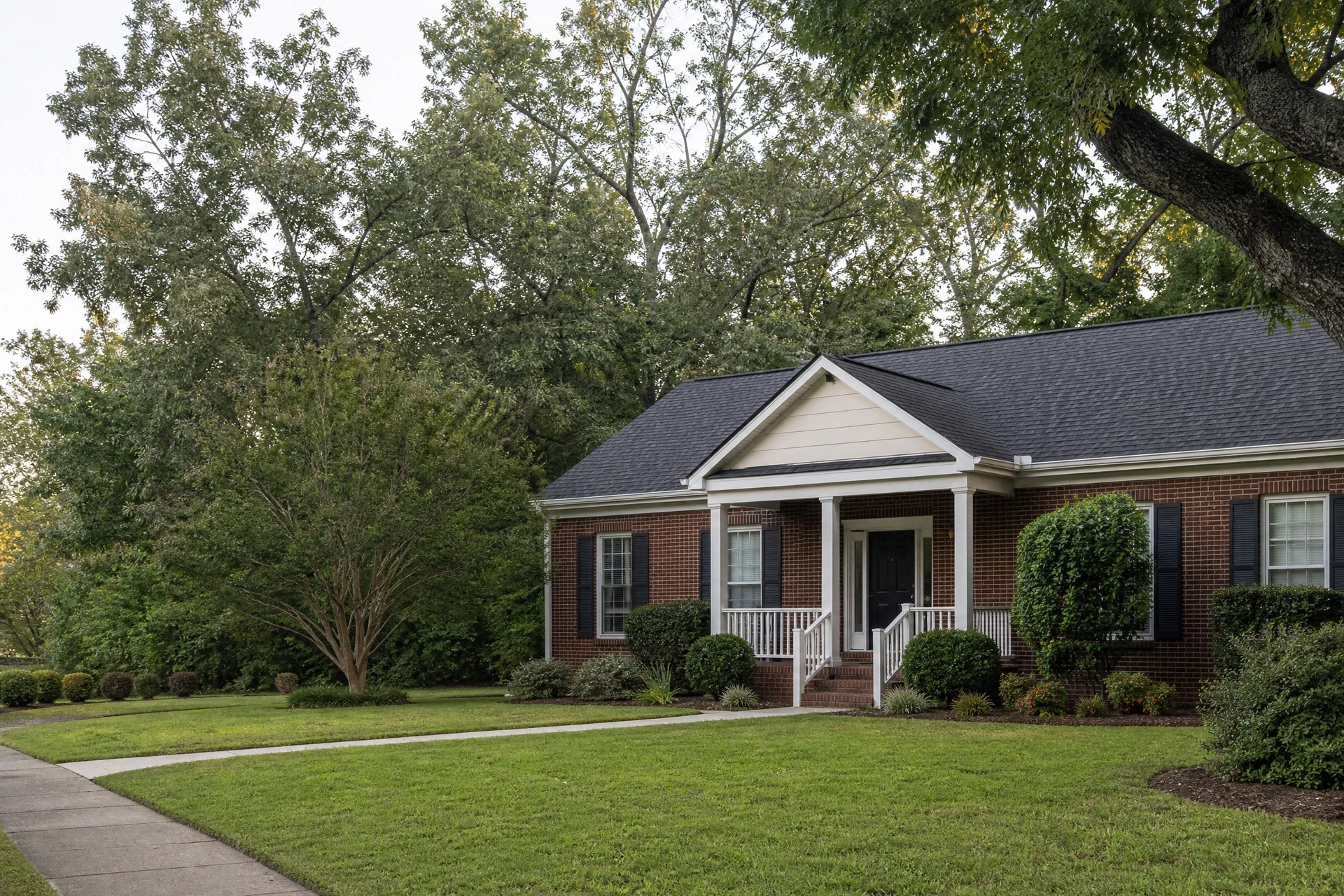 Well-maintained brick rental home representing FOWLER property management in Lexington, South Carolina
